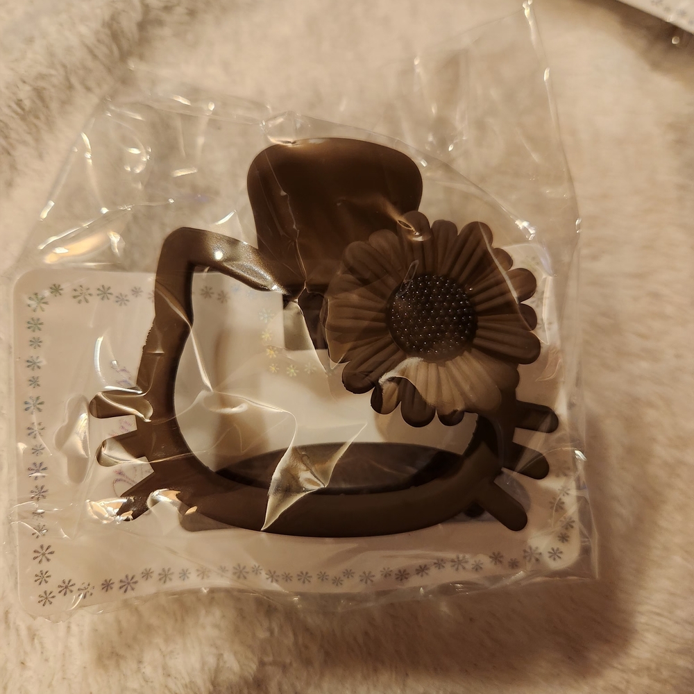 Cute Kitty Flower Hair Clip